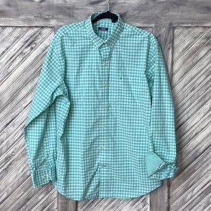 Izod check button down shirt